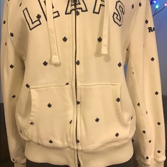 🧥 Roots Toronto Maple Leafs Coat Ladies Size M - Picture 4 of 14